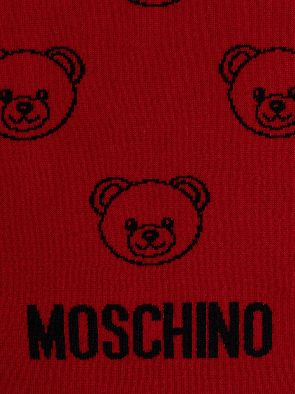Teddy-print scarf - 1