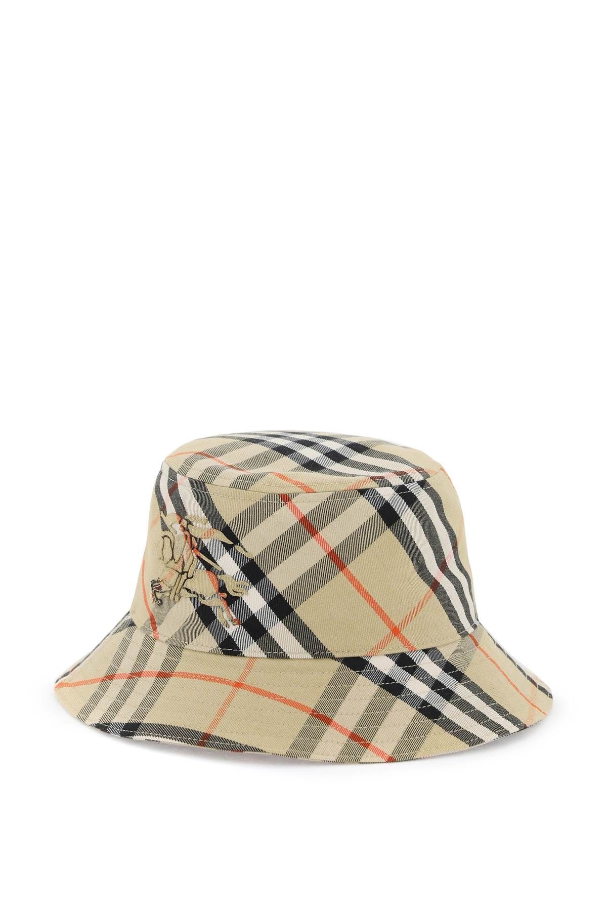 ERED COTTON BLEND BUCKET HAT WITH NINE WORDS - 3