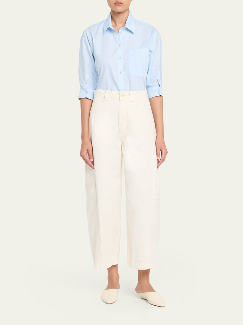JAMIE HALLER The Popover Cotton Poplin Shirt outlook