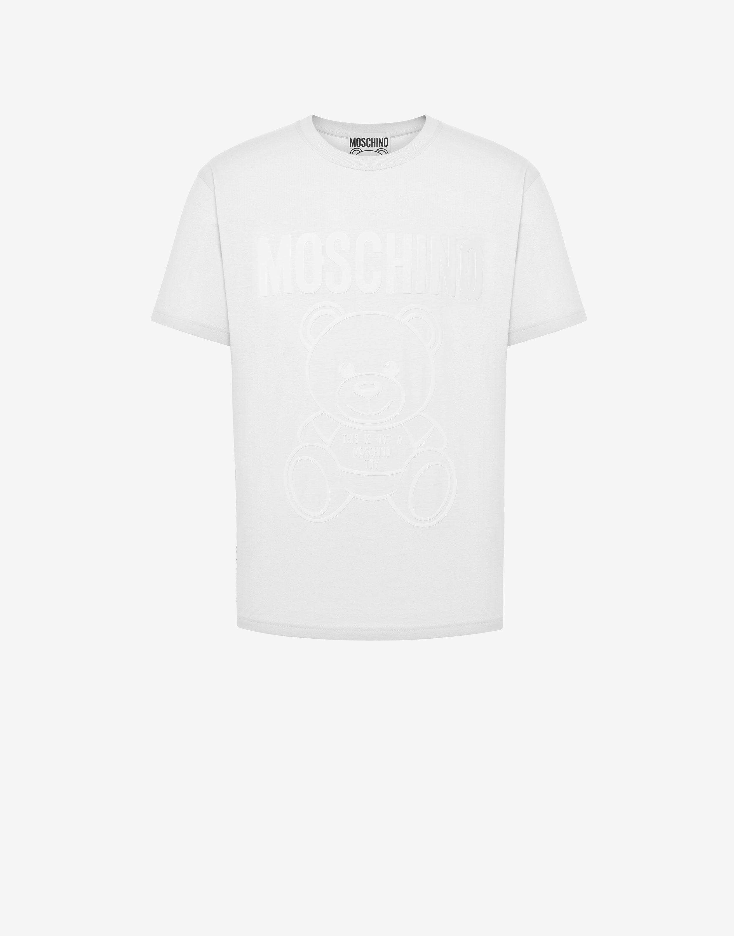 MOSCHINO TEDDY BEAR ORGANIC JERSEY T-SHIRT - 1