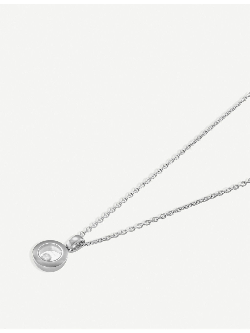 Happy Diamonds Icons 18ct white-gold and diamond pendant - 3