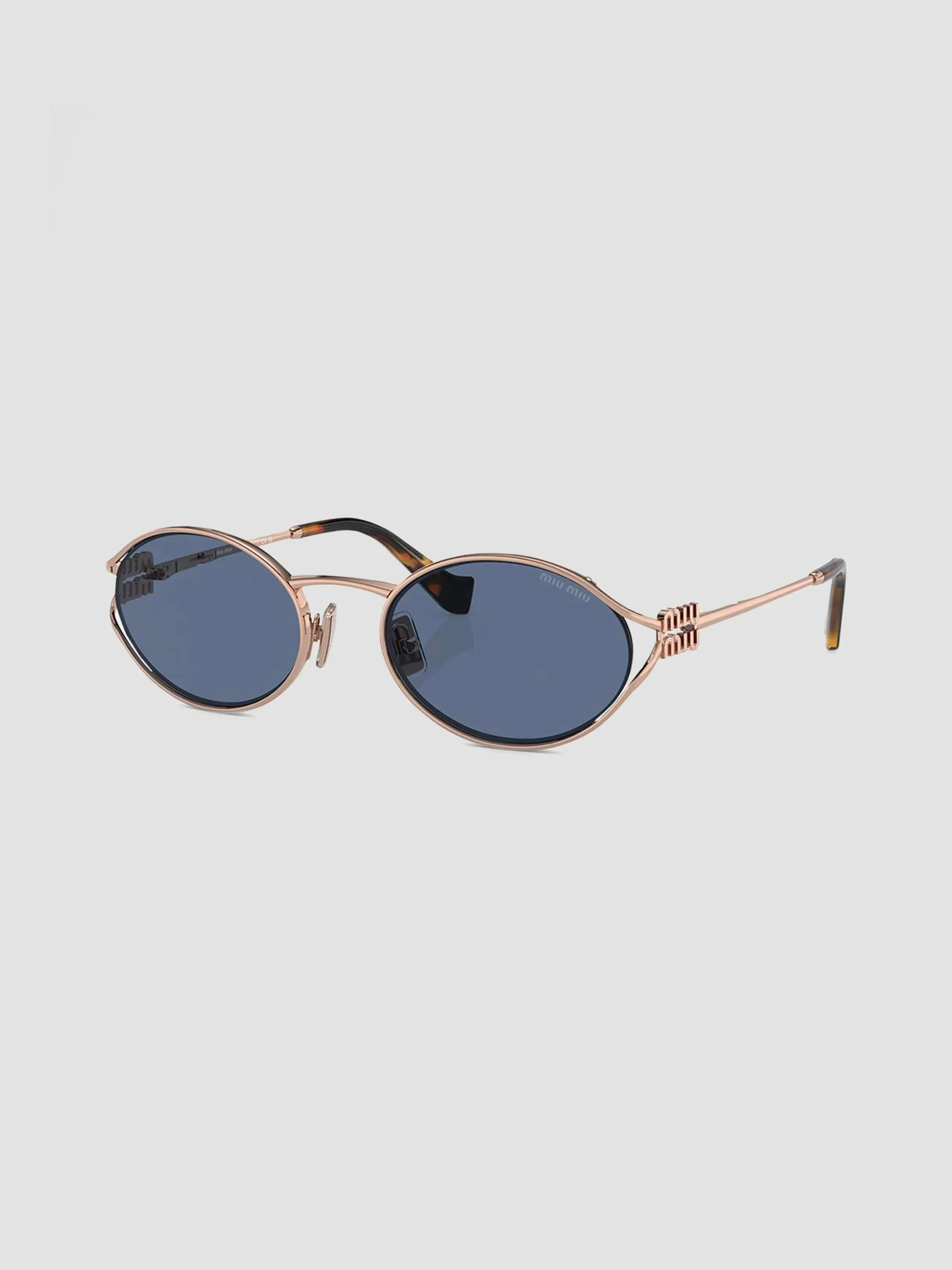 Women's MU 52YS Oval Sunglasses - Pink Gold - 1