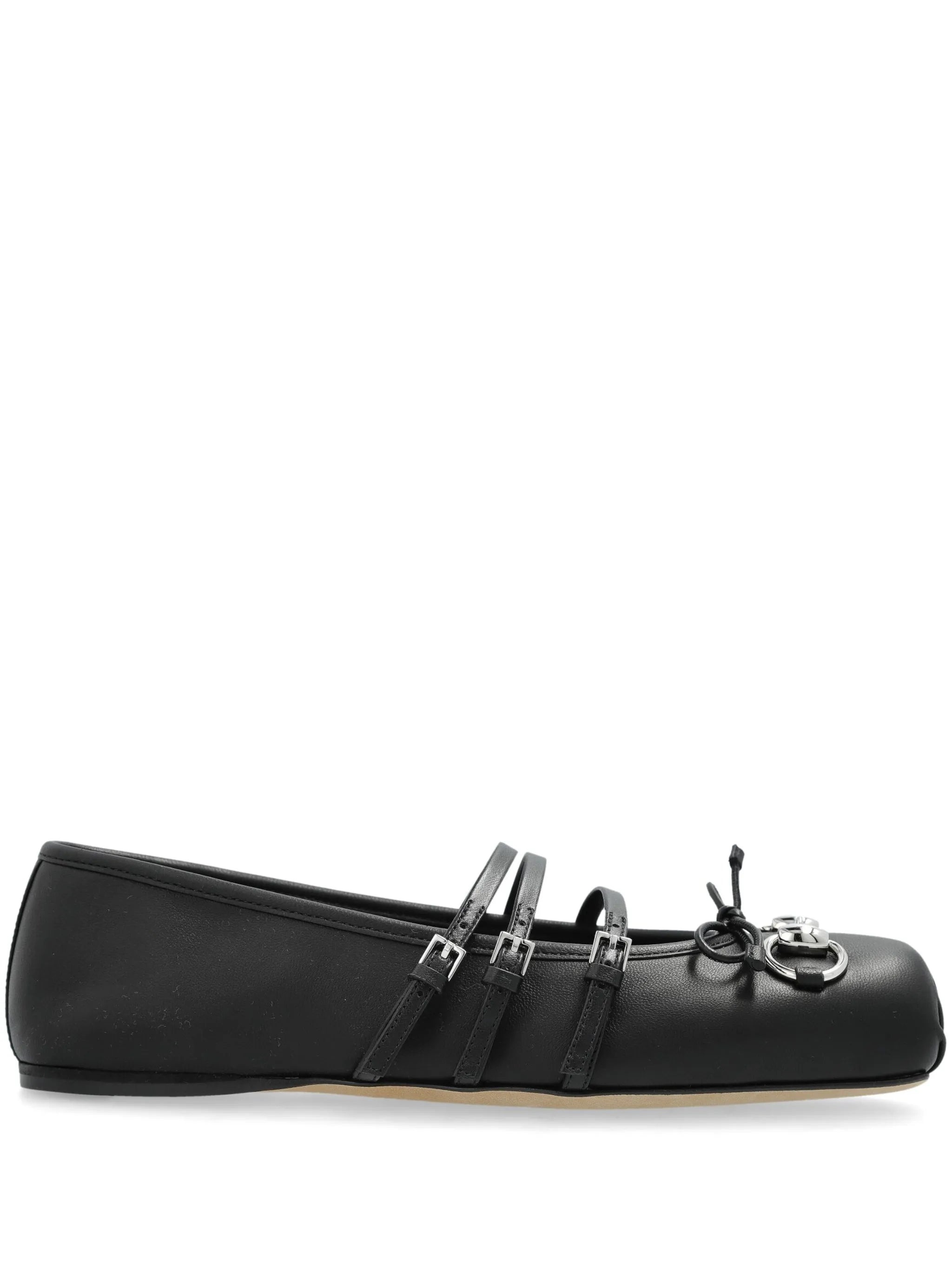 Horsebit Ballerina Shoes - 1