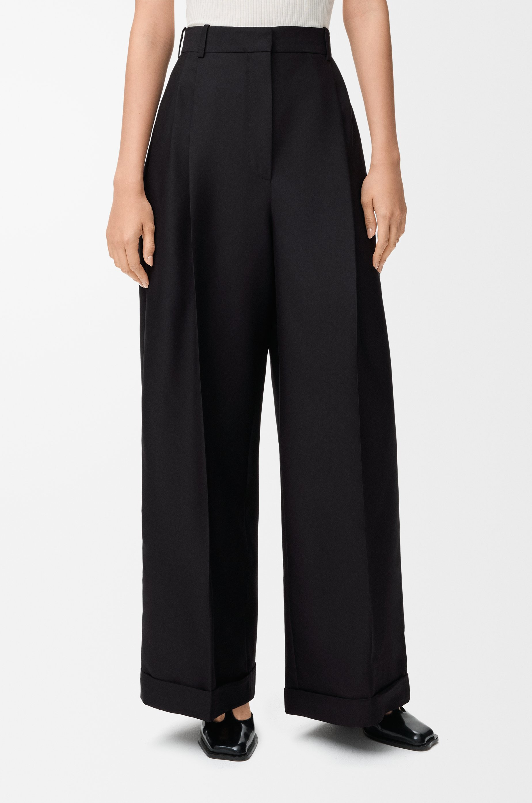 Trousers in wool and silk - 3