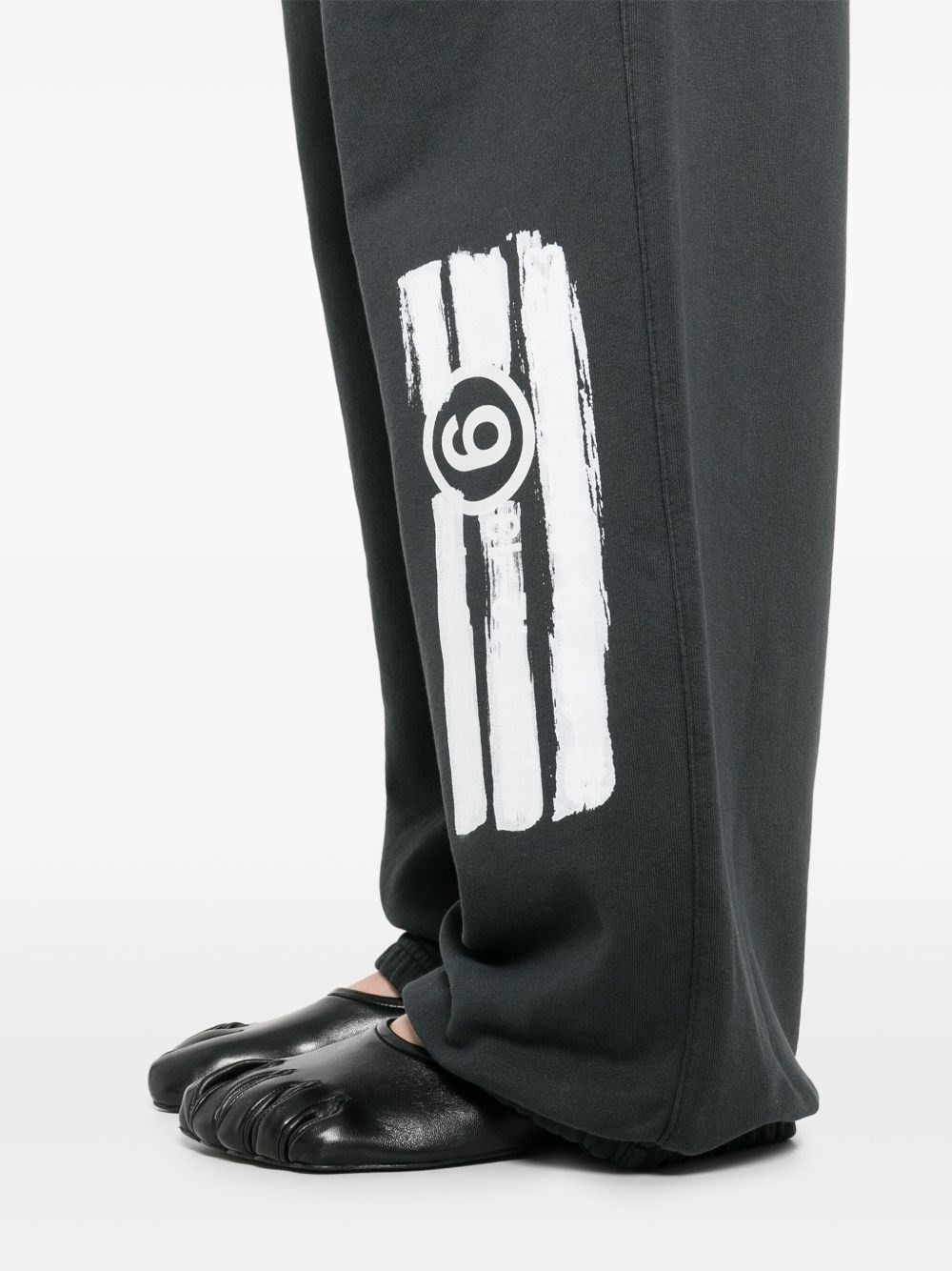 Logo cotton sweatpants - 3