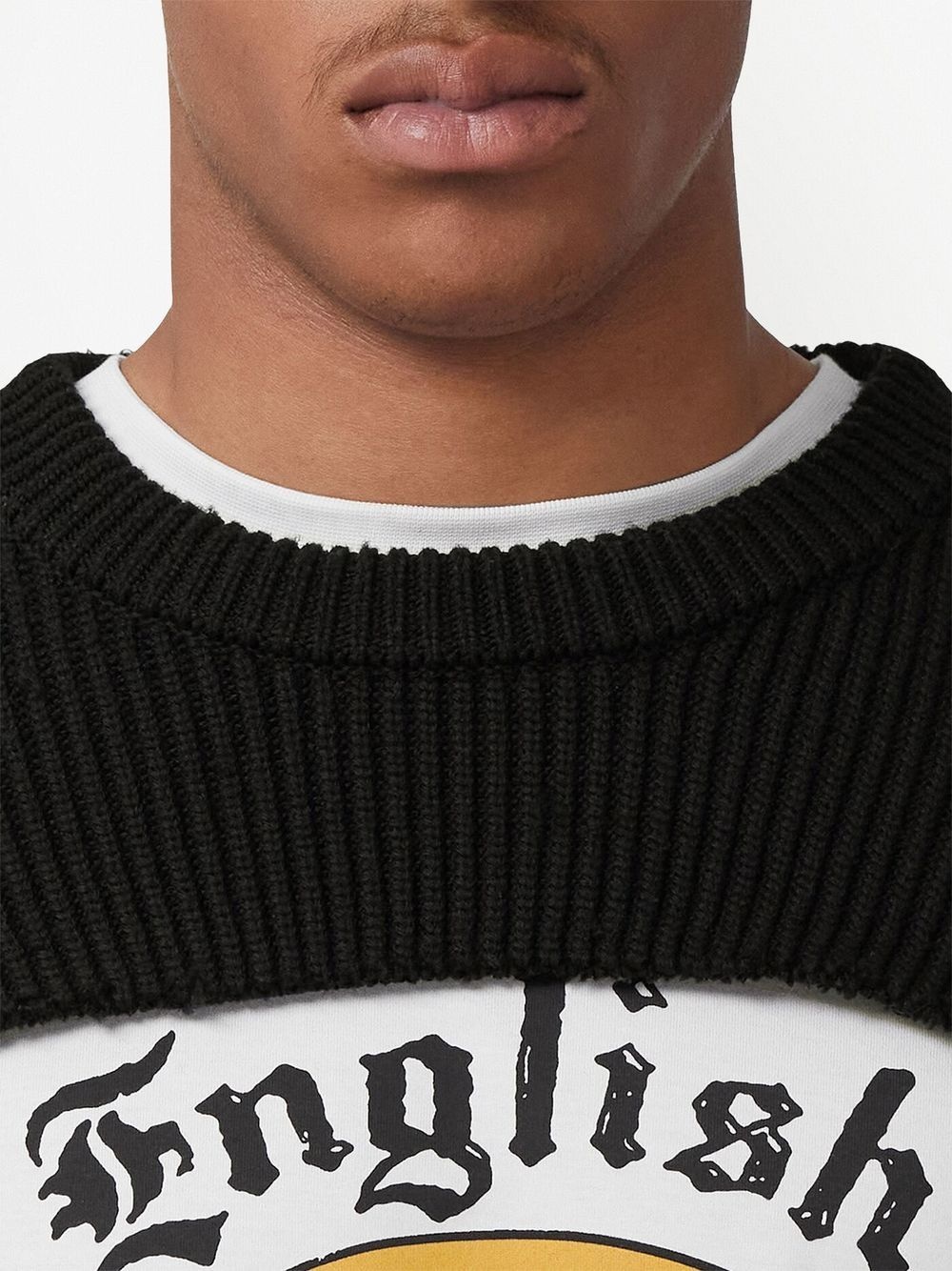 cut-out wool jumper - 5