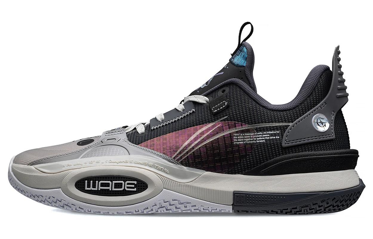 Li-Ning Wade All City 10 x Glare We Are One 'Black Silver' ABAS019-7 - 2