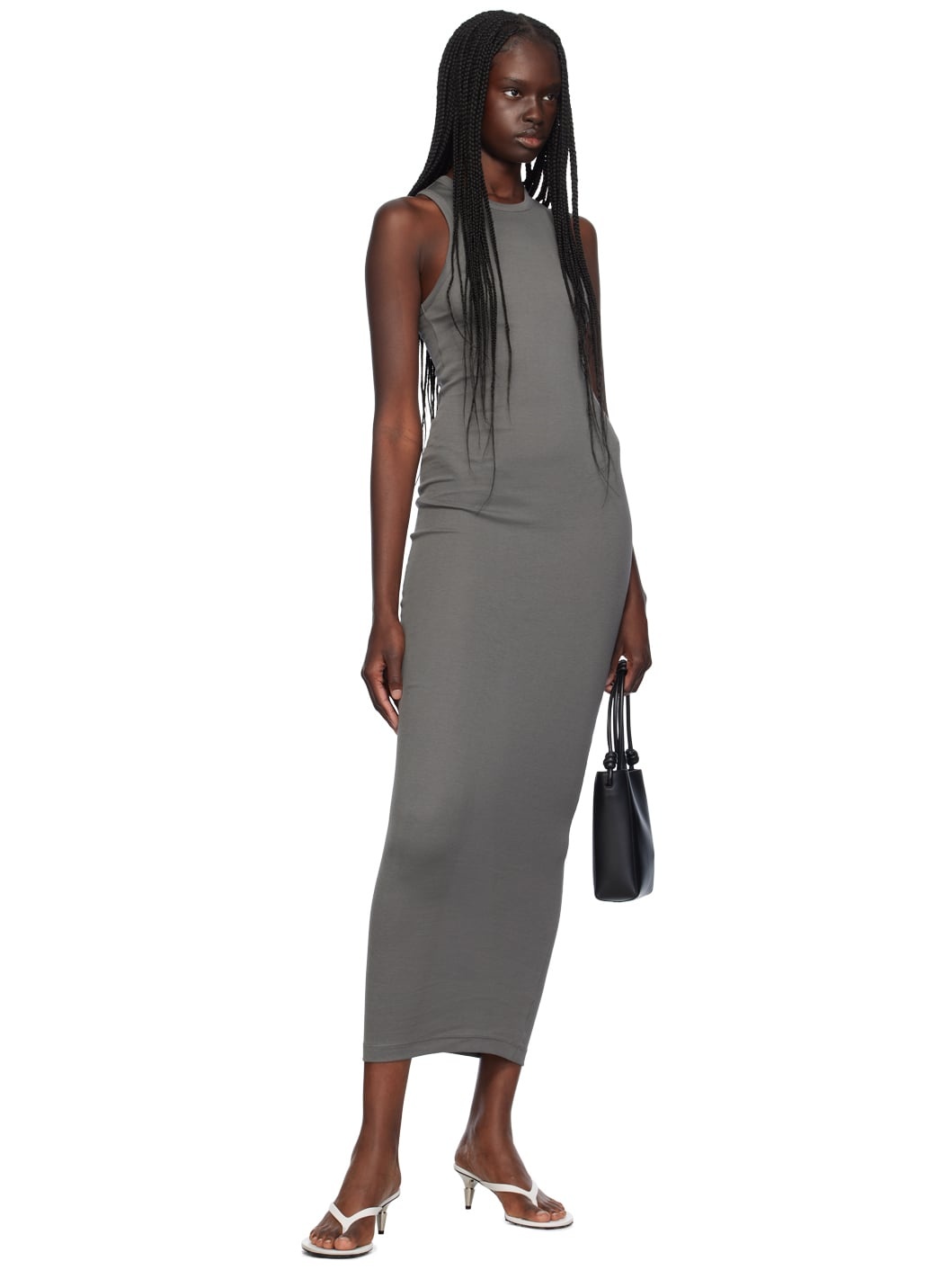 Gray Tank Maxi Dress - 4
