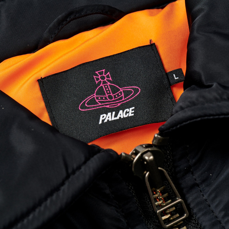 PALACE VIVIENNE WESTWOOD FLIGHT JACKET BLACK 4