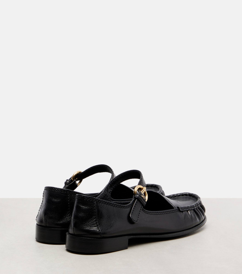 Miu Miu Leather loafers outlook