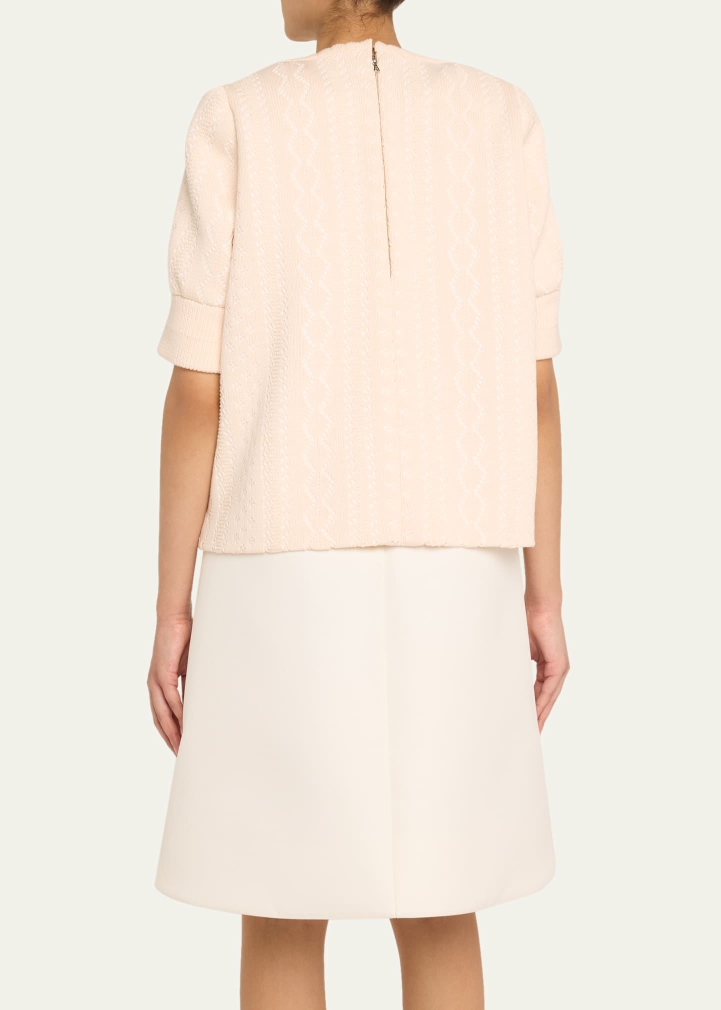 Floral Brooch Oversized Top - 3