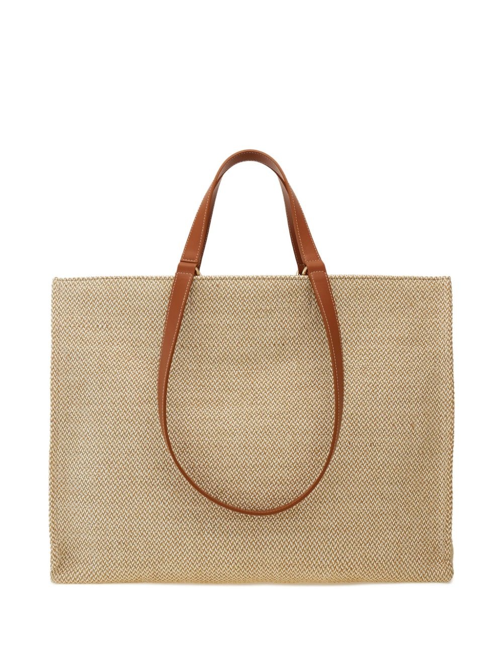 large logo-embroidered tote bag - 4