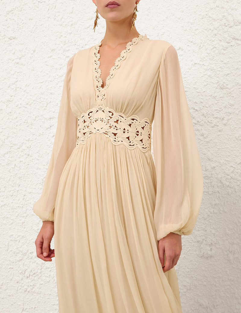 LUNA BILLOW MIDI DRESS 5