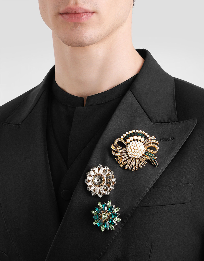 Dolce & Gabbana Sicilian gentlemen brooch outlook