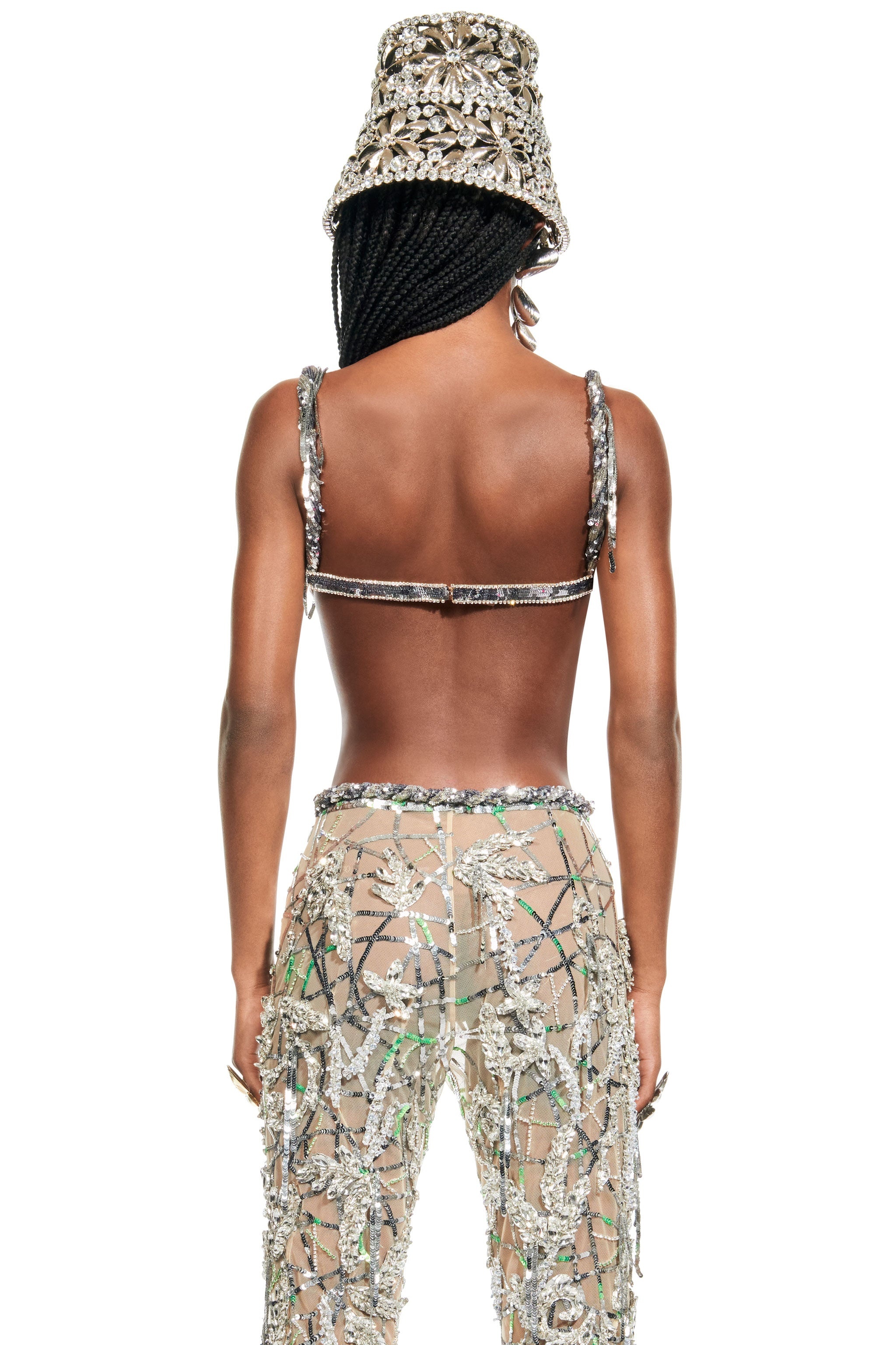 PAILLETTE SEAWEED BRA - 2