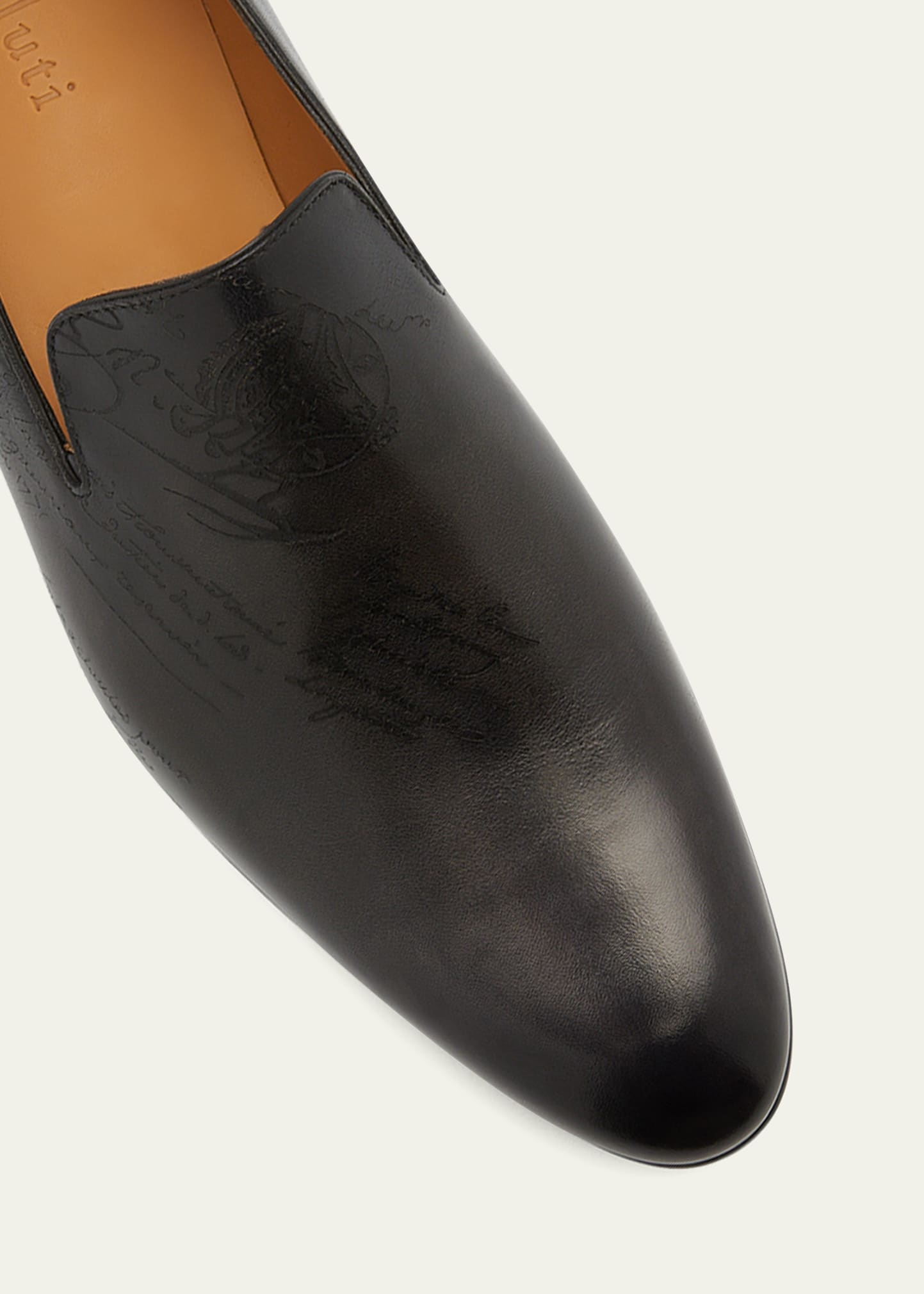 Men's Scritto Leather Loafers - 4