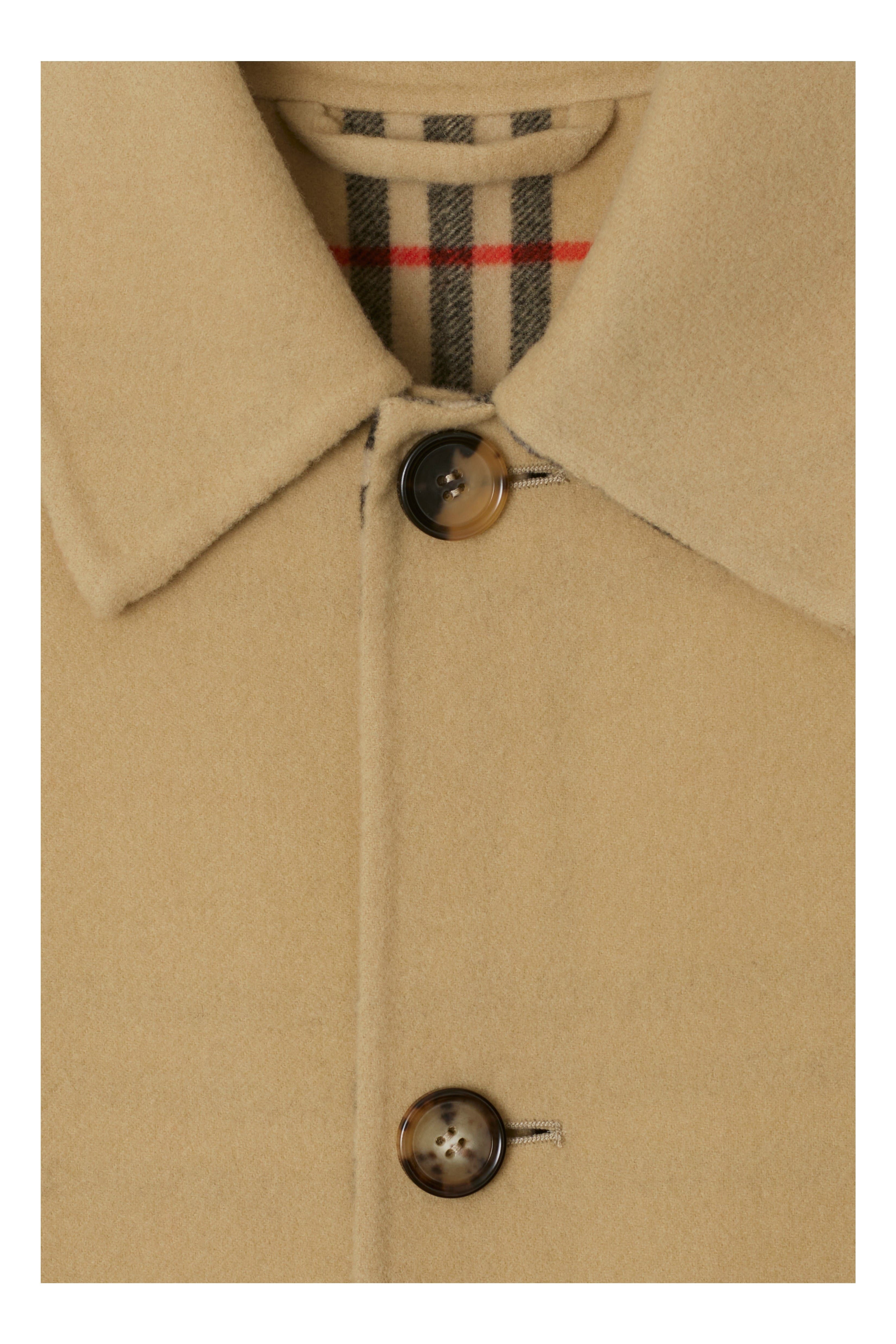 burberry Mid-length Wool Car Coat in Flax/sand at Nordstrom - 5