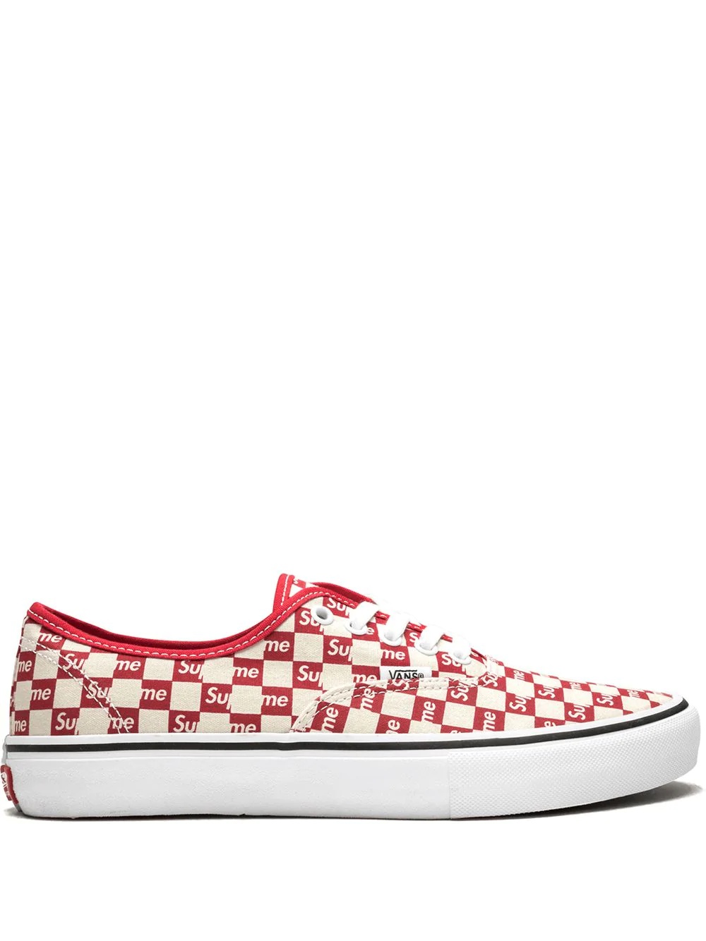 x Supreme Authentic Pro “Supreme Checkered Red” low-top sneakers - 1