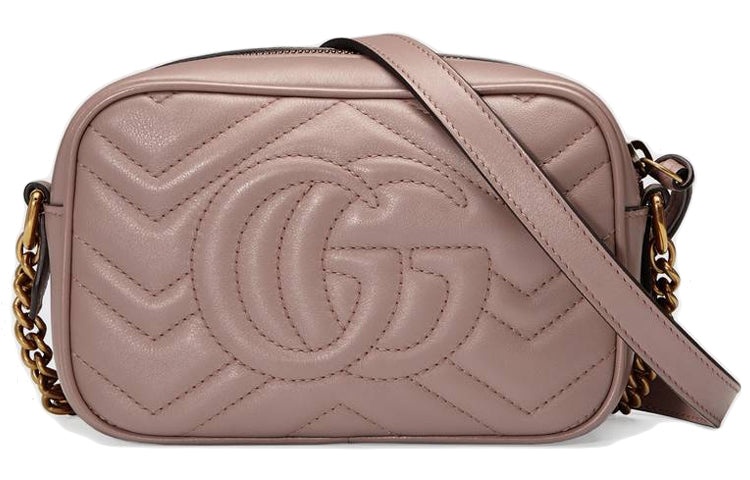(WMNS) Gucci GG Marmont Matelasse Mini Bag 'Rose Antic' 448065-DTD1T-5729 - 2