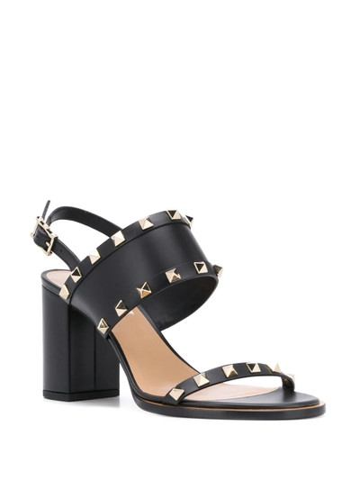 Valentino Rockstud slingback sandals outlook