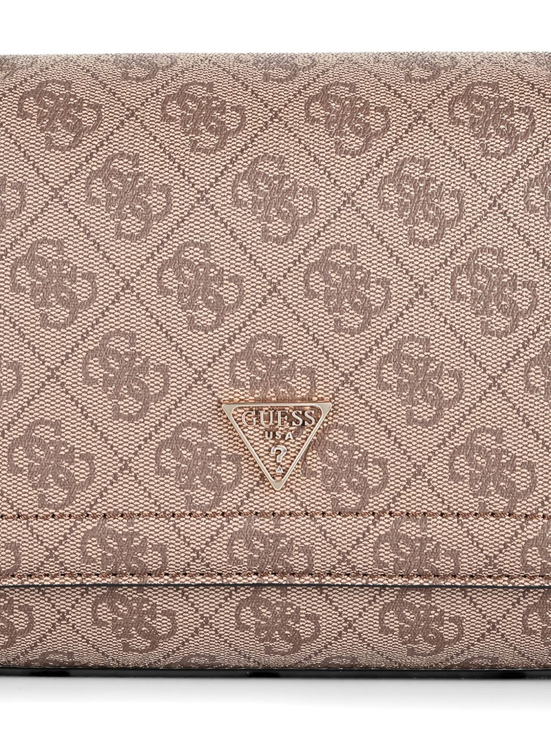 logo-pattern foldover shoulder bag 3