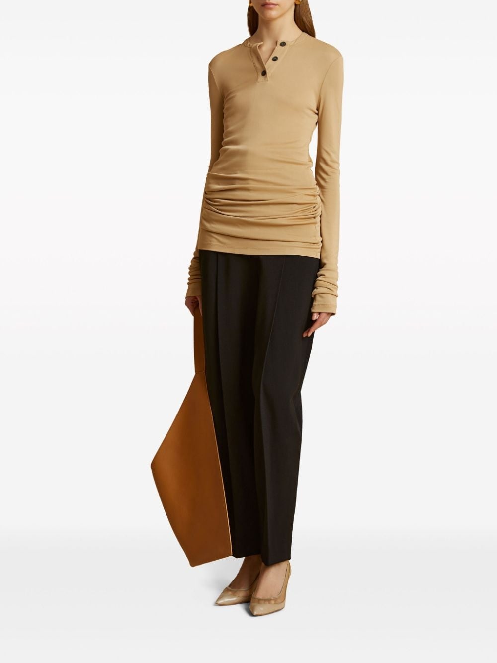 Ashford pleated high-waisted trousers - 4