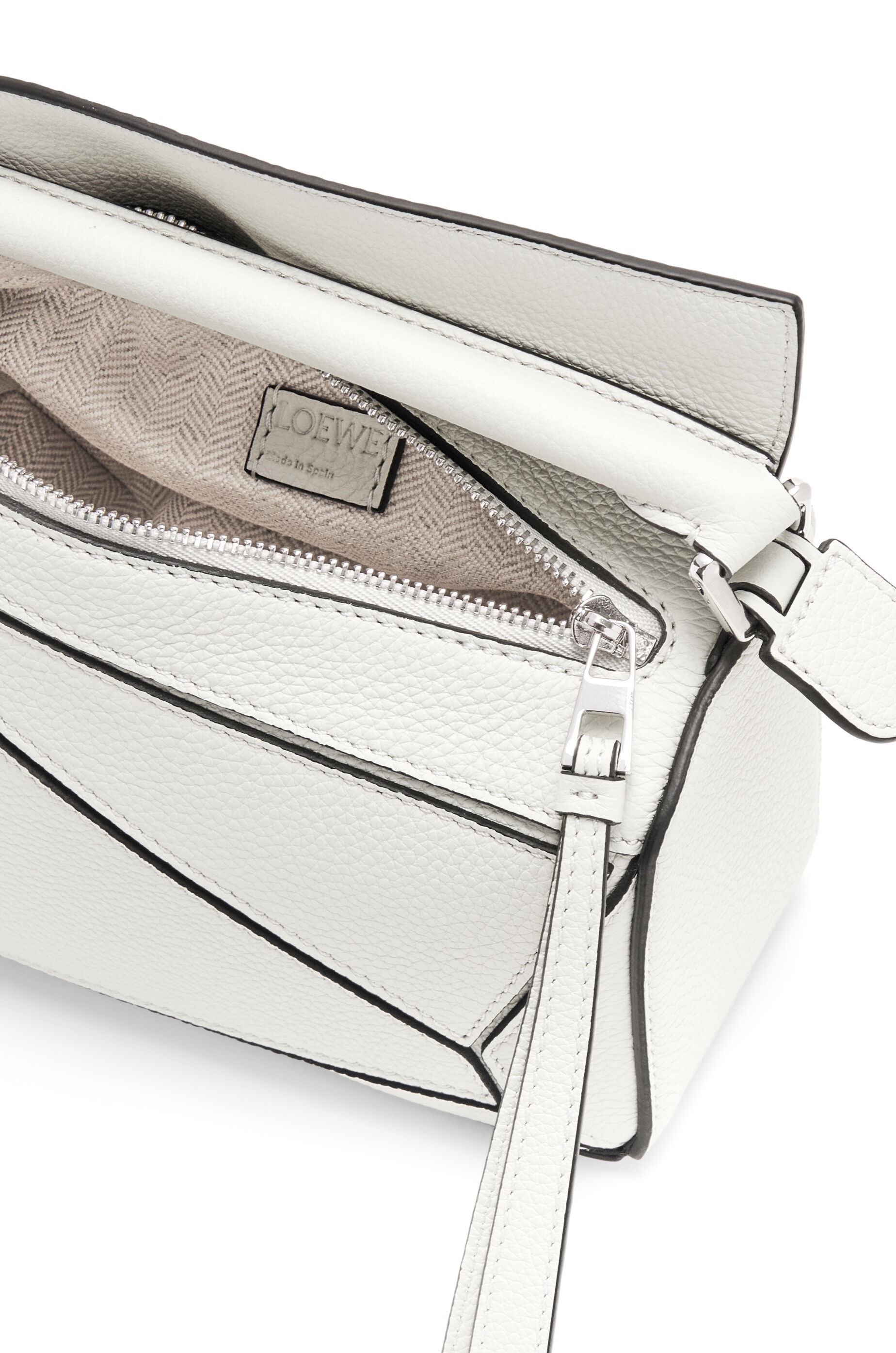 Mini Puzzle bag in soft grained calfskin - 7