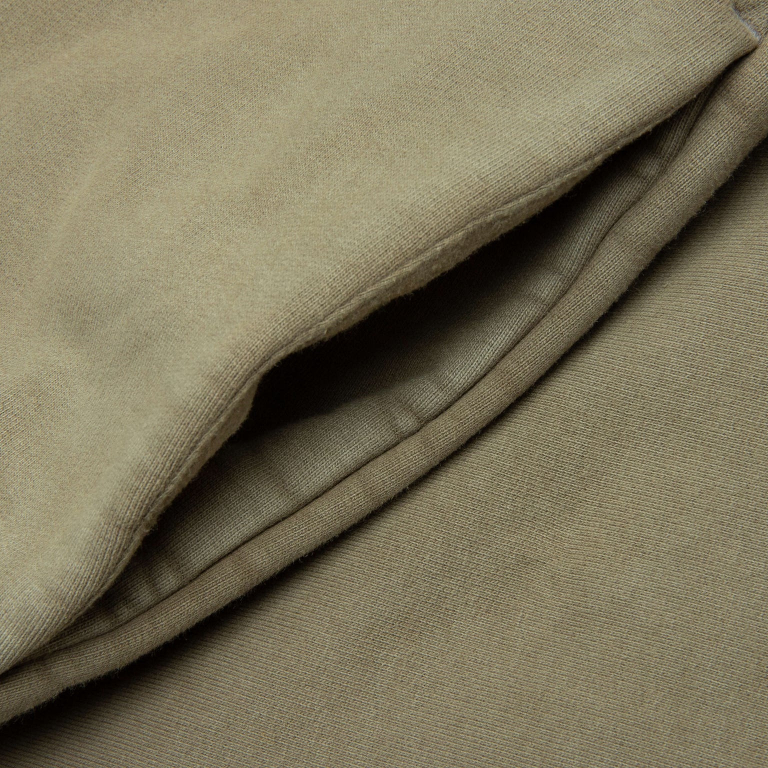HEAVY FLEECE HOODIE - MILITARY - 4