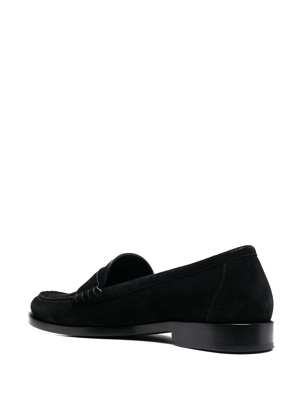 suede penny loafers - 3