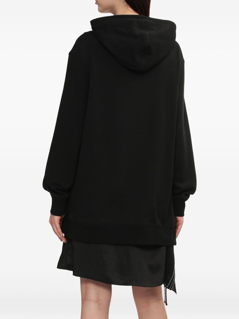 hooded draped dress - 4