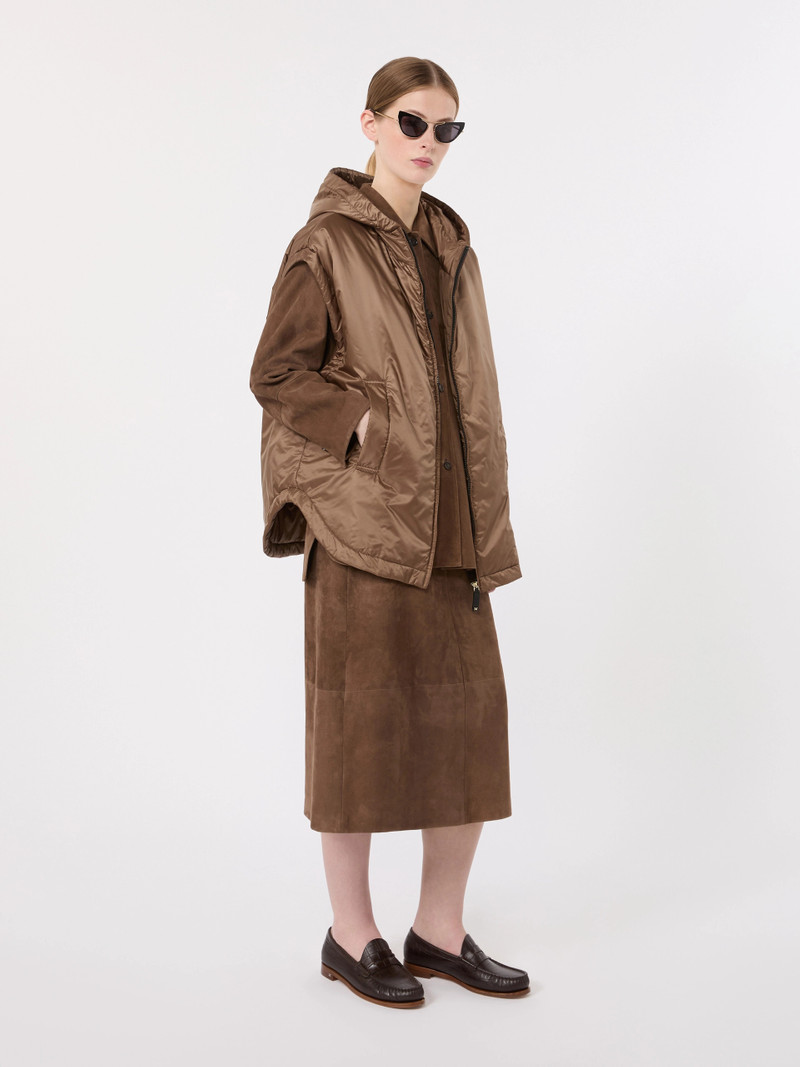 'S Max Mara GOCCE Suede jacket - MUD outlook