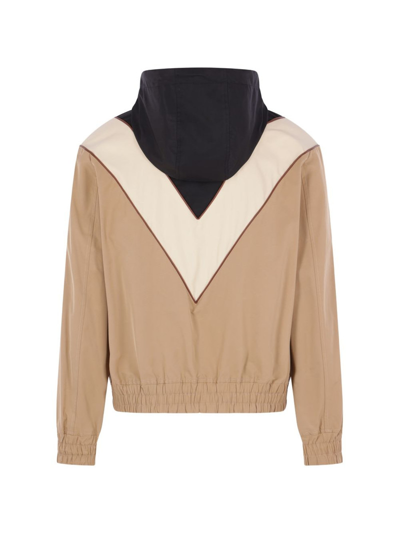 Valentino hooded zip bomber jacket outlook