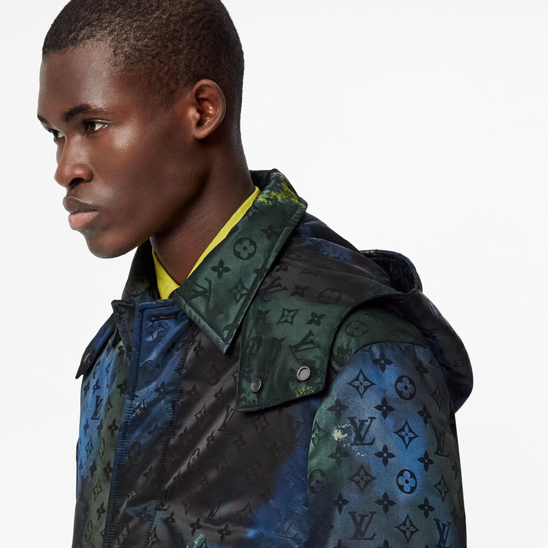 Padded Monogram Tie-and-Dye Parka 4