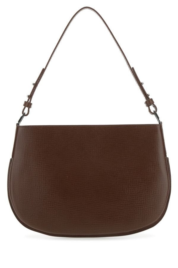 Brown leather Issa shoulder bag - 4