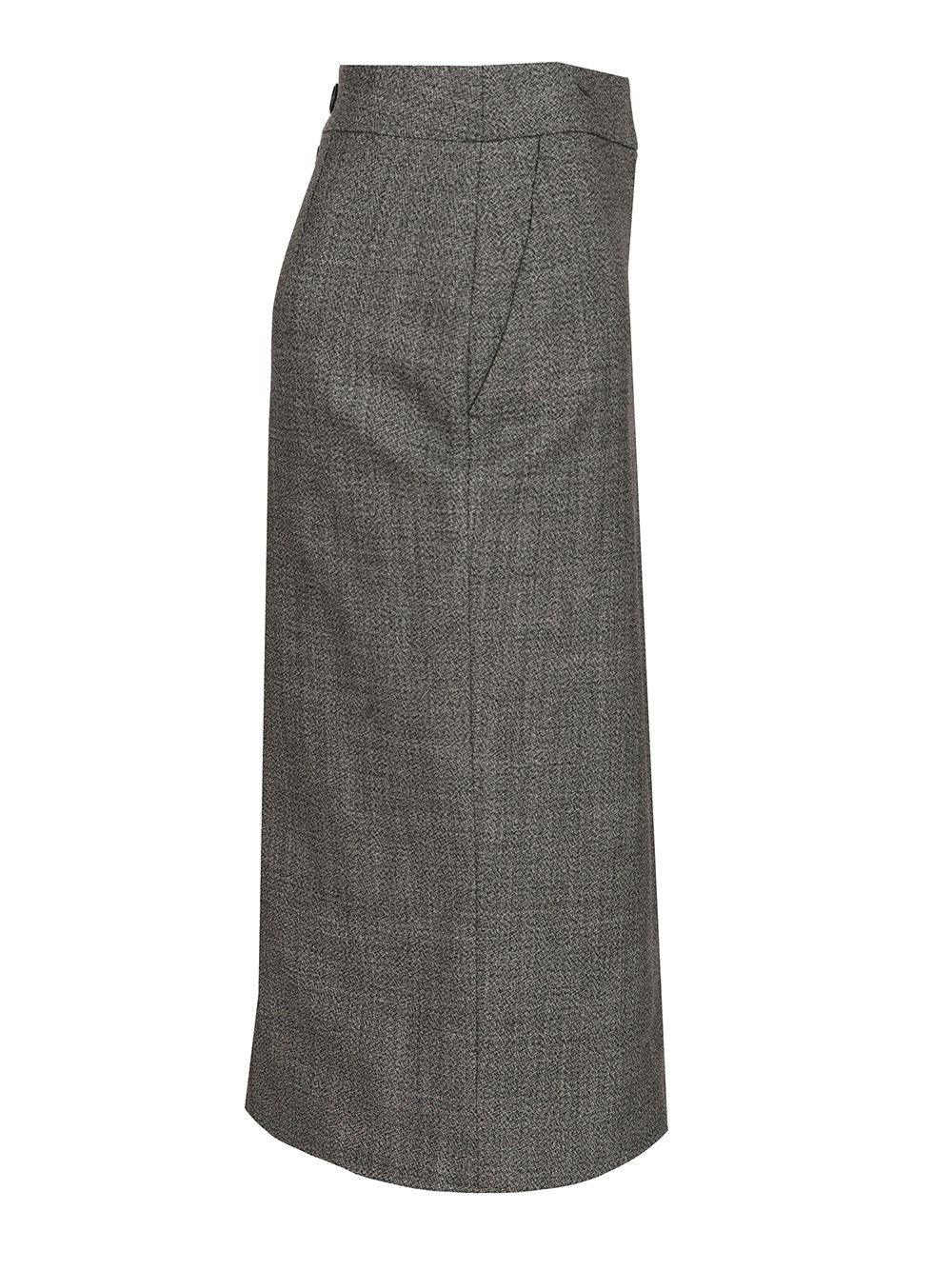 Uniform Style Skirt Skirts Grey - 3