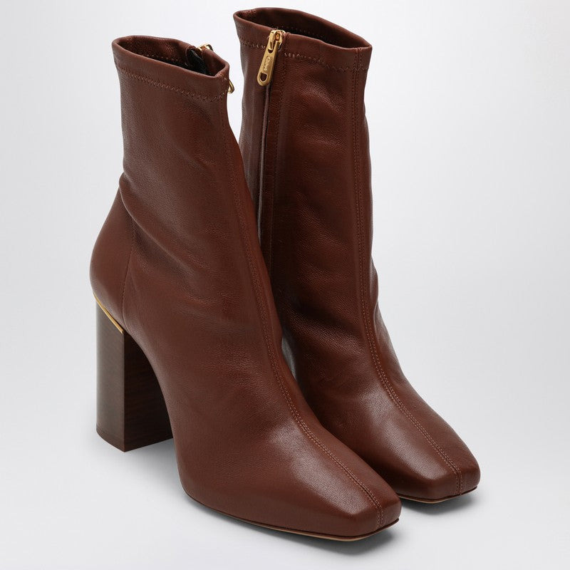 Chloé Cognac-Coloured Ambre Ankle Boot Women - 1