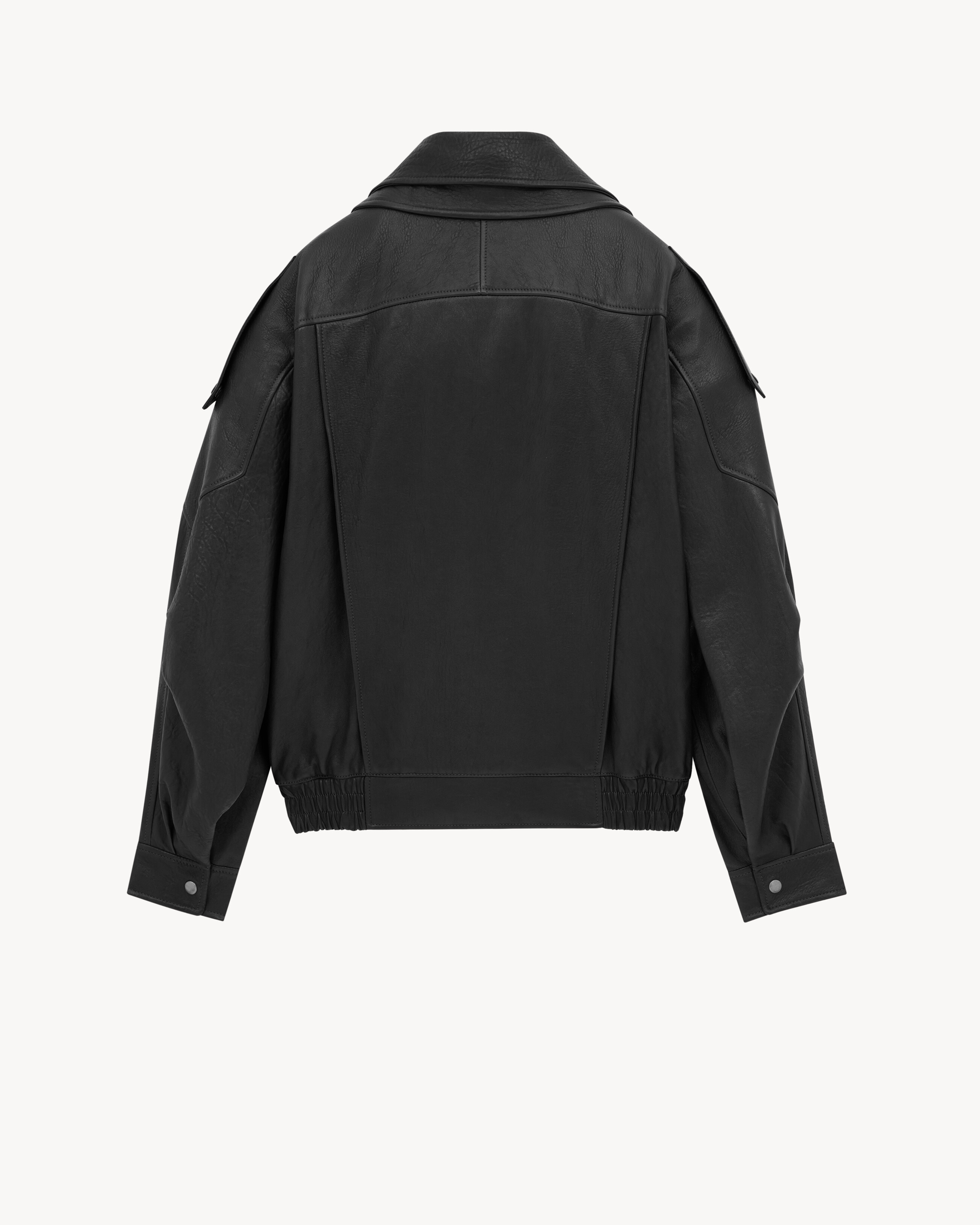 bomber jacket in lambskin - 3