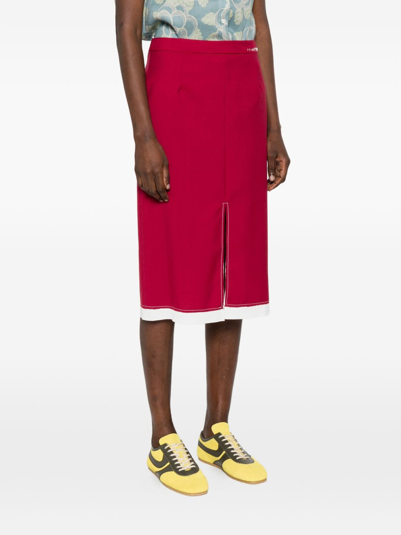 split-hem midi skirt 3