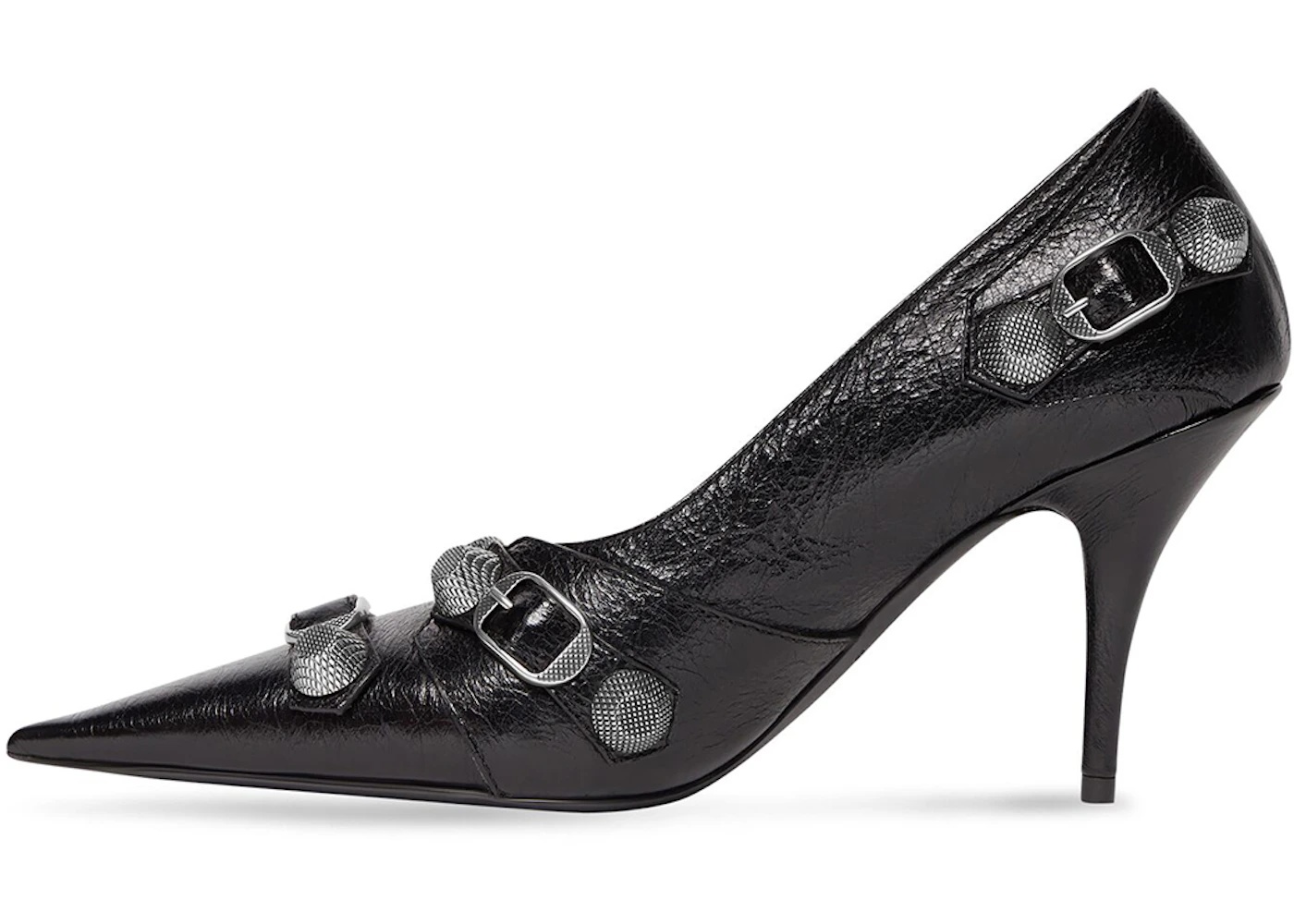 Balenciaga Cagole 90mm Pump Black - 4