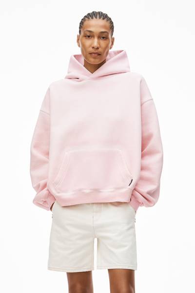 Alexander Wang HOODIE IN DENSE FLEECE outlook