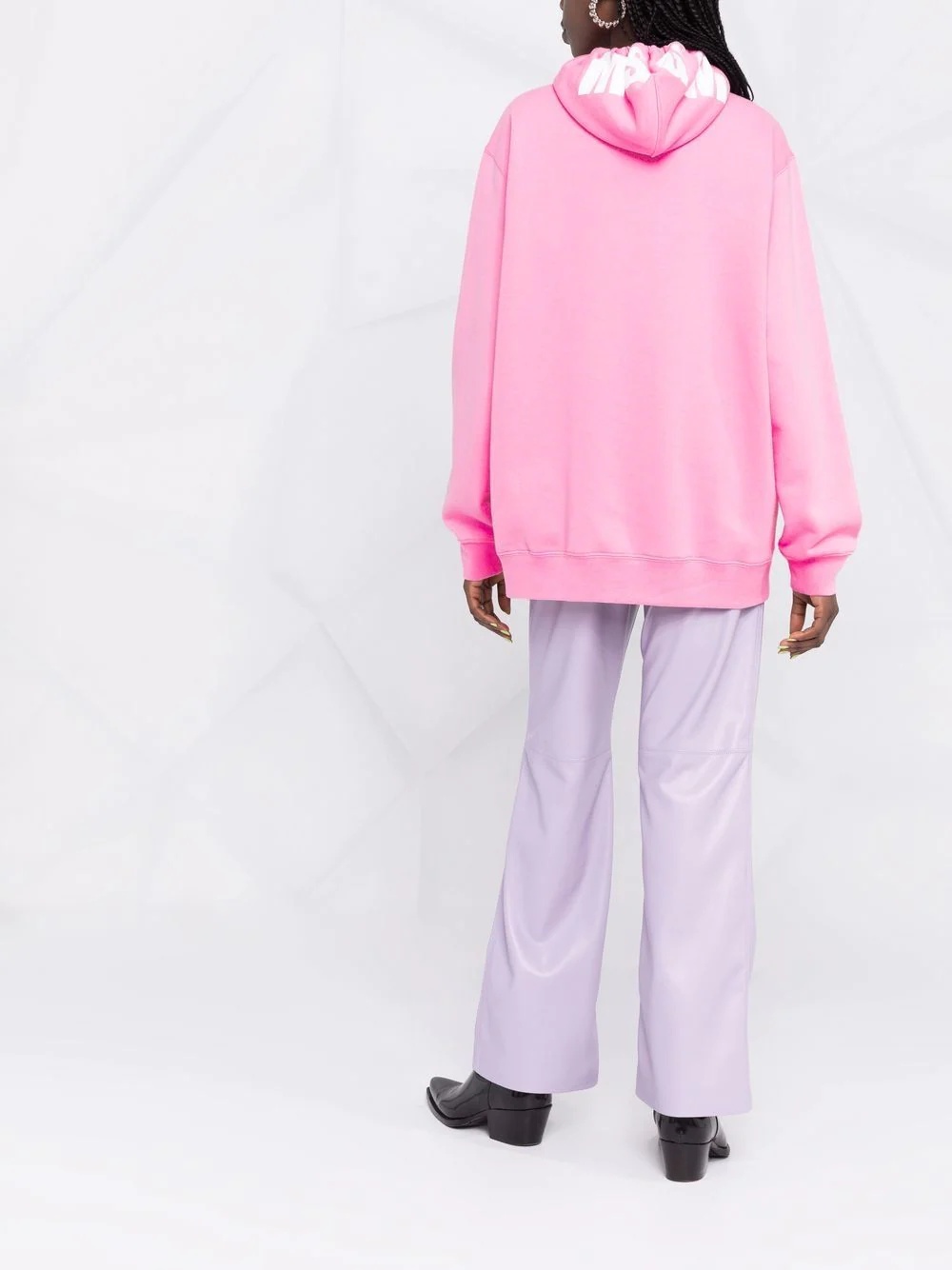drawstring cotton hoodie - 6