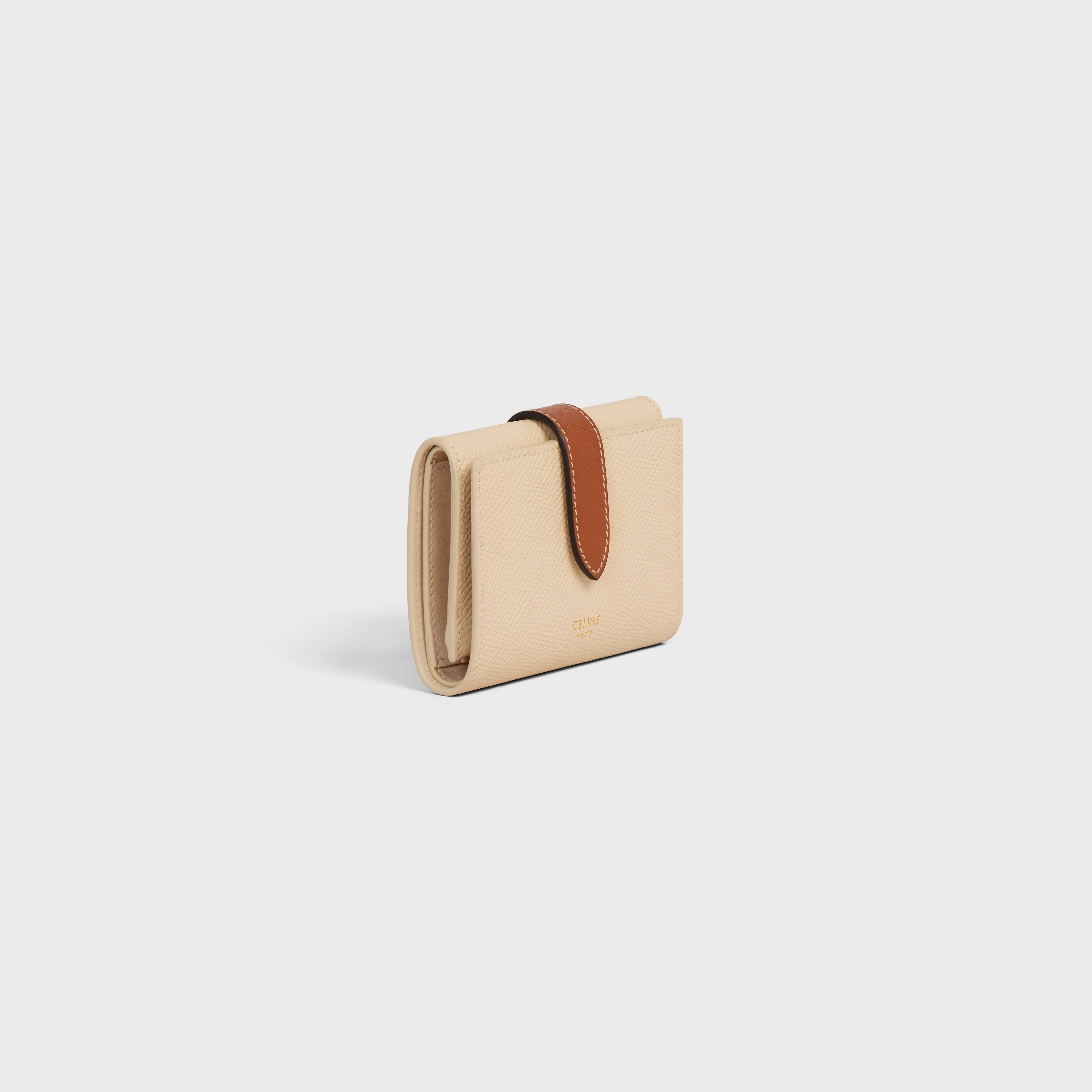 Fine Strap Wallet in Bicolour Grained Calfskin - 2