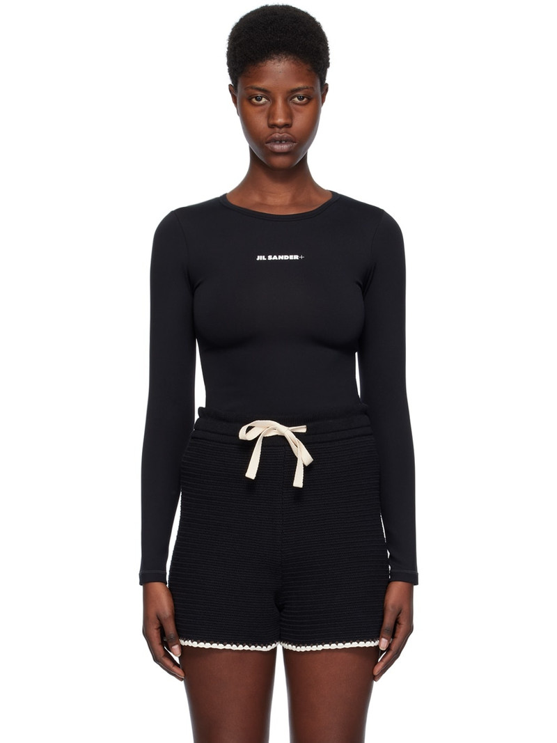 Black Swim Long Sleeve T-Shirt 1
