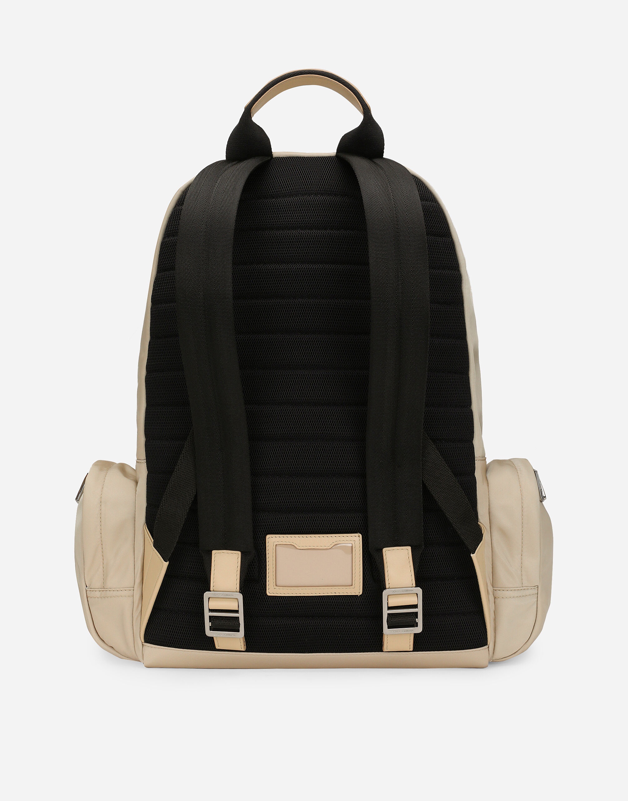 Nylon backpack with rubberized logo - 4