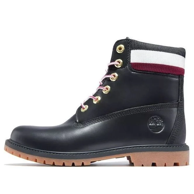 (WMNS) Timberland 6 inch Heritage Premium Waterproof Boots 'Black' A2G9S015 - 1