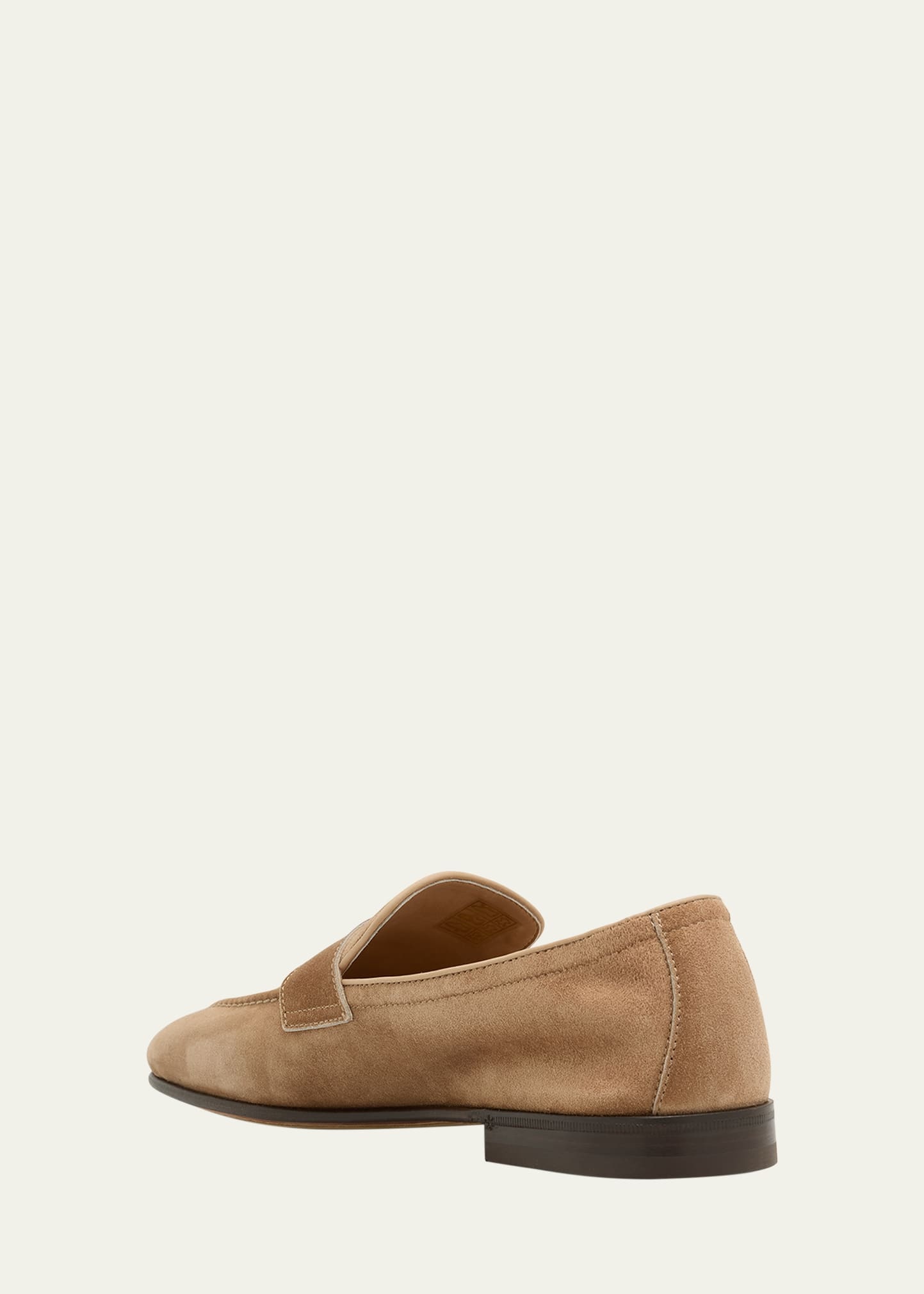 Men's Suede Penny Loafers - 2