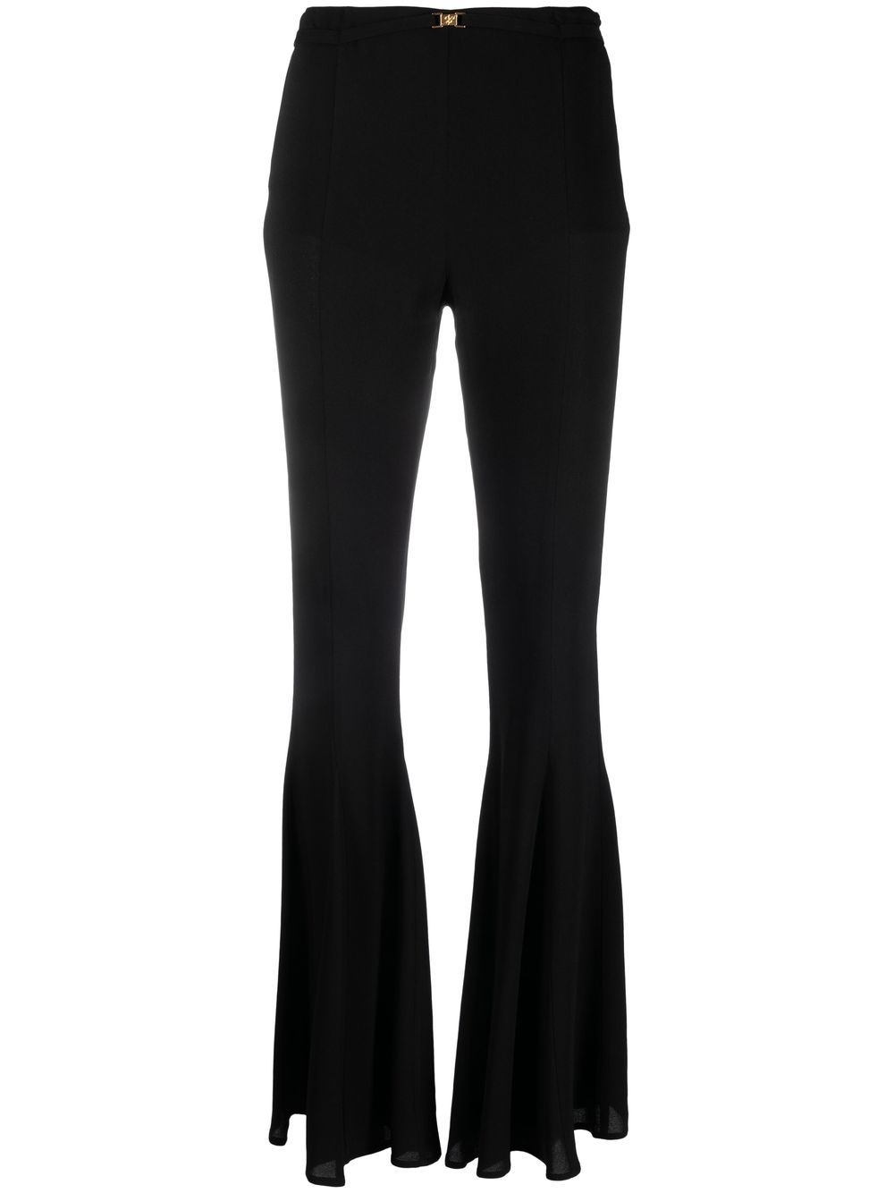 mid-rise flared trousers - 1