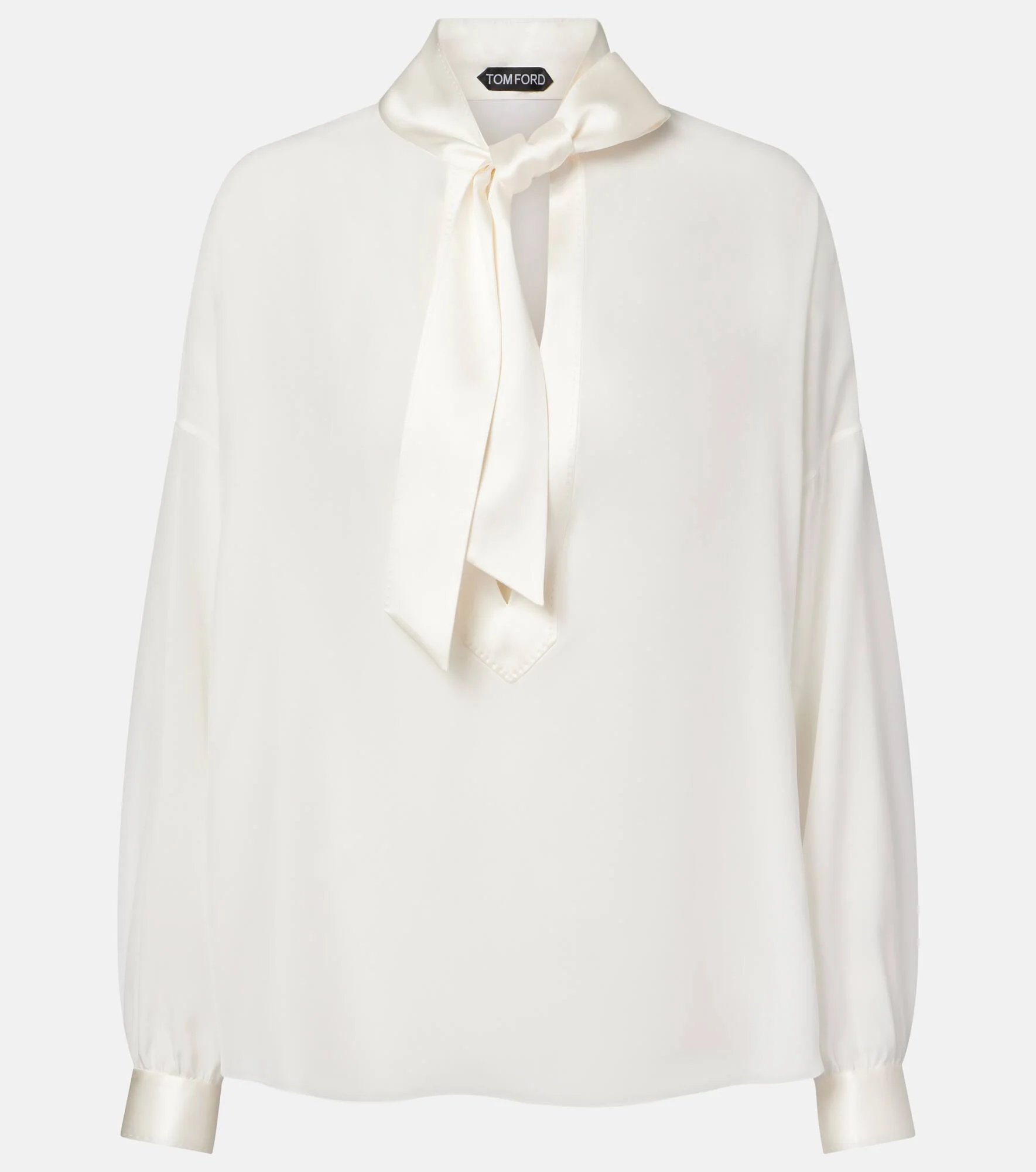 Silk crêpe de chine blouse - 1