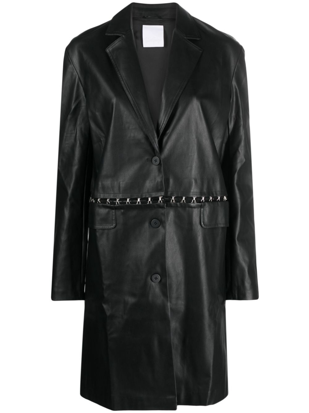 faux-leather jacket - 1
