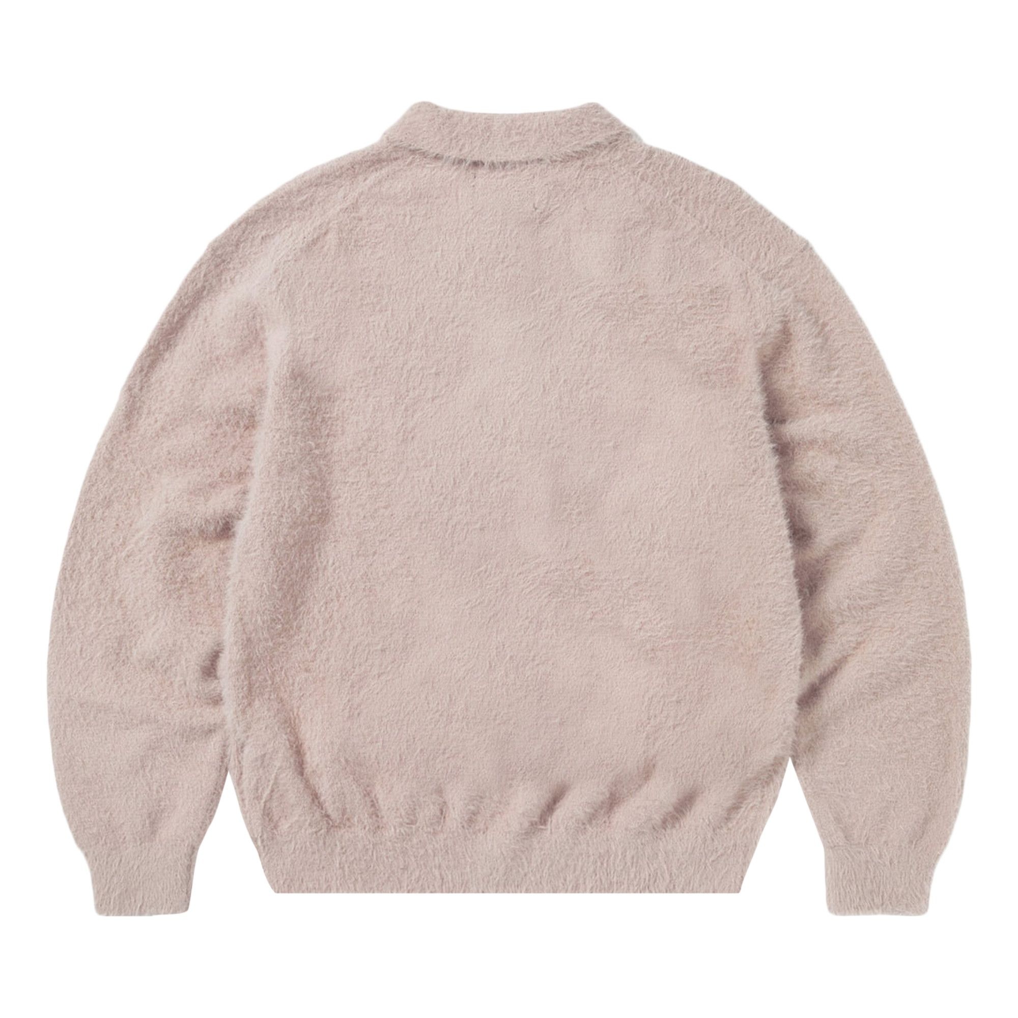 thisisneverthat SCT-Logo Shaggy Knit Polo 'Pink' - 2